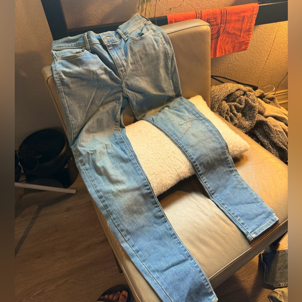 710 Super skinny blue jeans